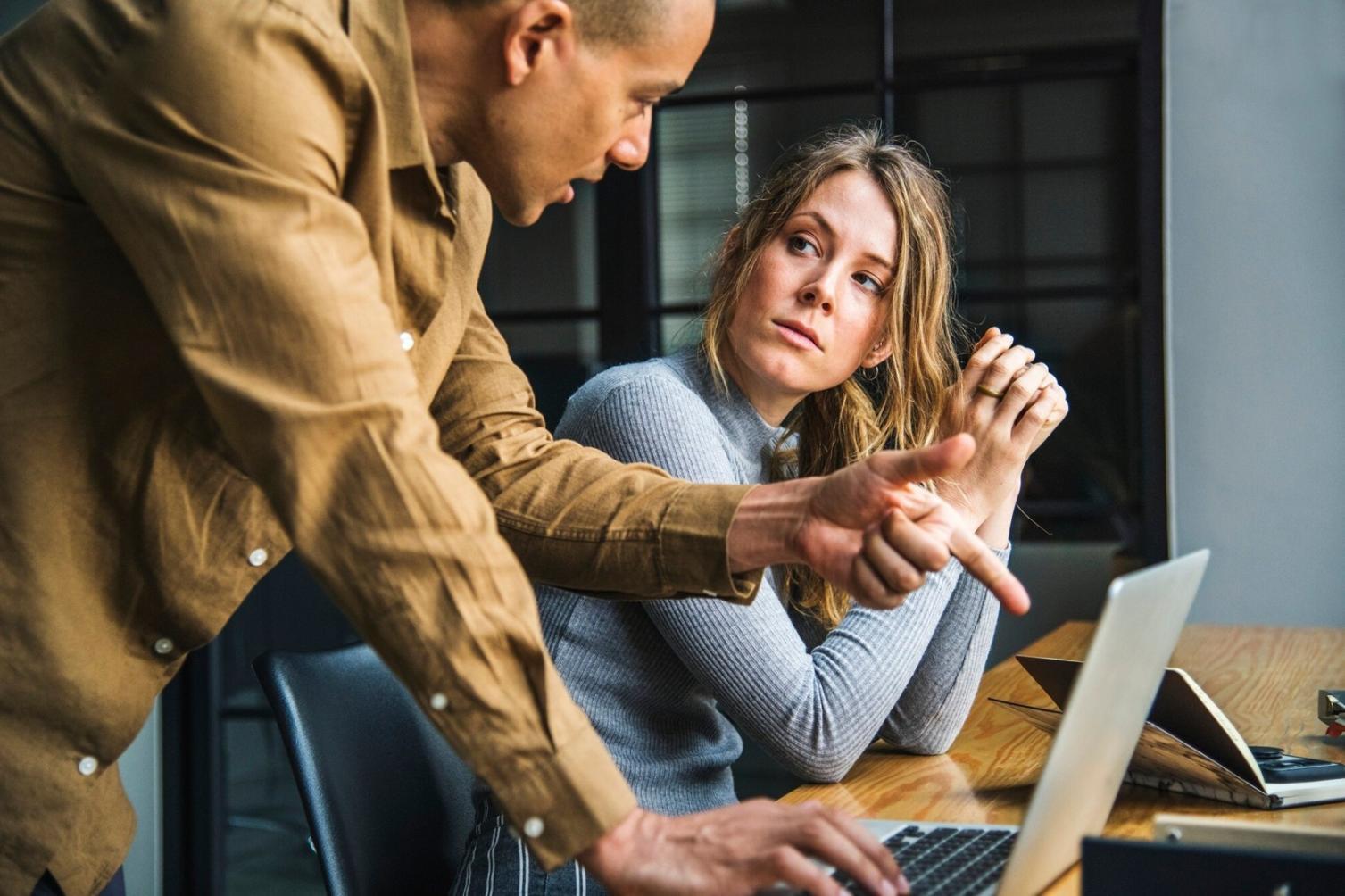 Business professionals analyzing financial growth charts and strategic planning documents